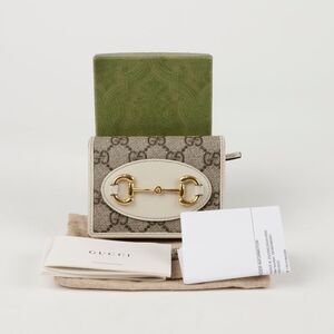 Horsebit Card Case Wallet